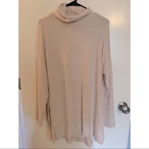 Cream cowl neck tunic